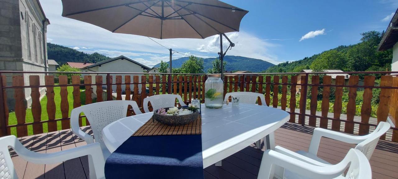 Apartma Pr' Ivani Miskorinovi Breginj Luaran gambar